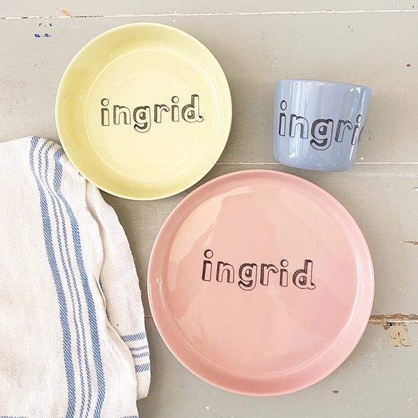 Børnestel mix - familie bogstaver