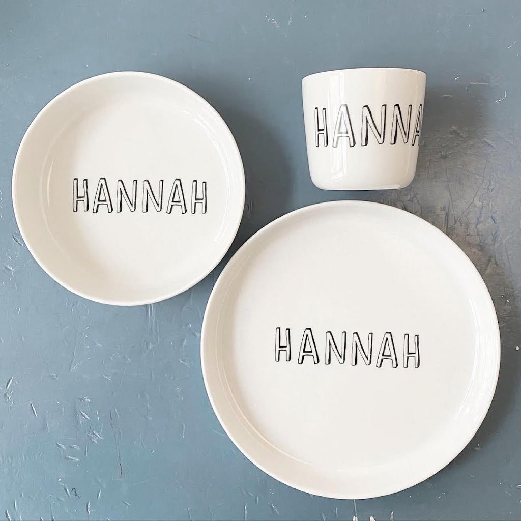 Børnetallerken - Liebe bogstaver