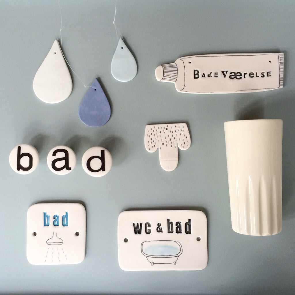 wc & bad skilt