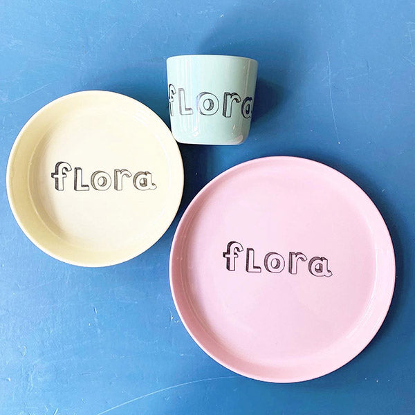 Børnestel mix - familie bogstaver