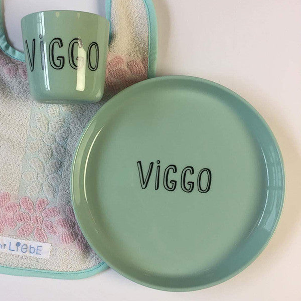 Børnetallerken med eget navn fra Liebe