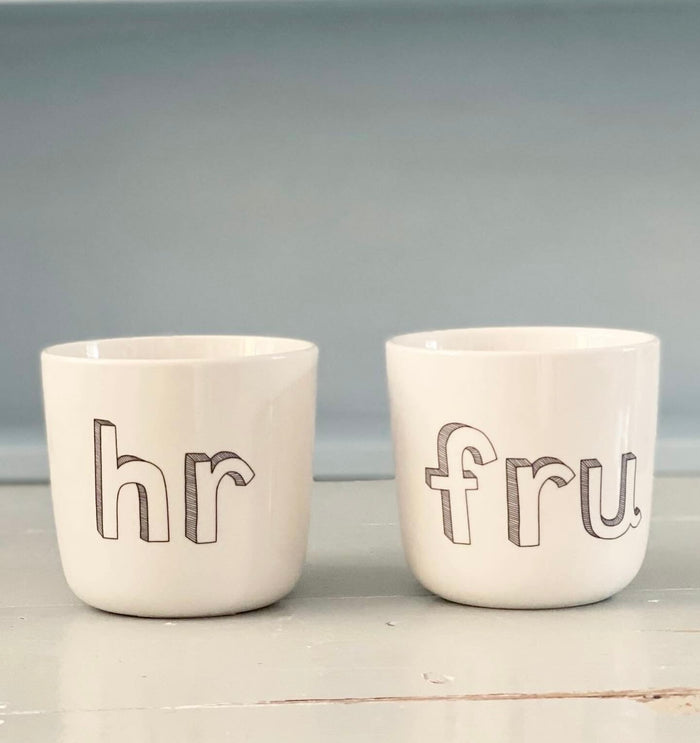 hr og fru kopper som et sæt