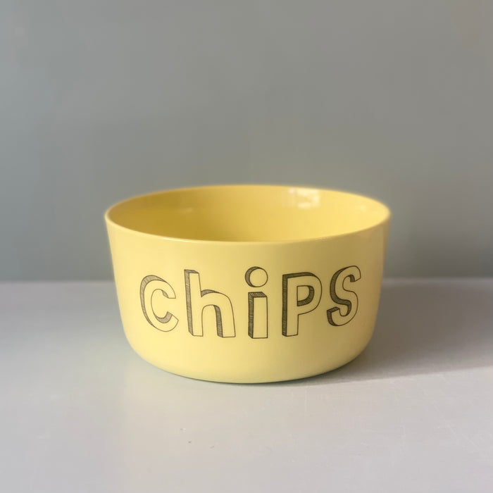 Chipsskål - gul