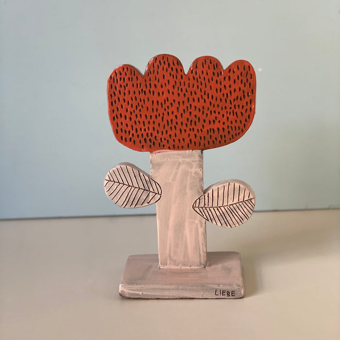 blomst i keramik
