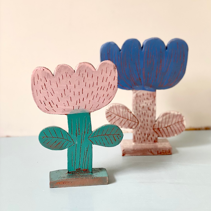blomst i keramik