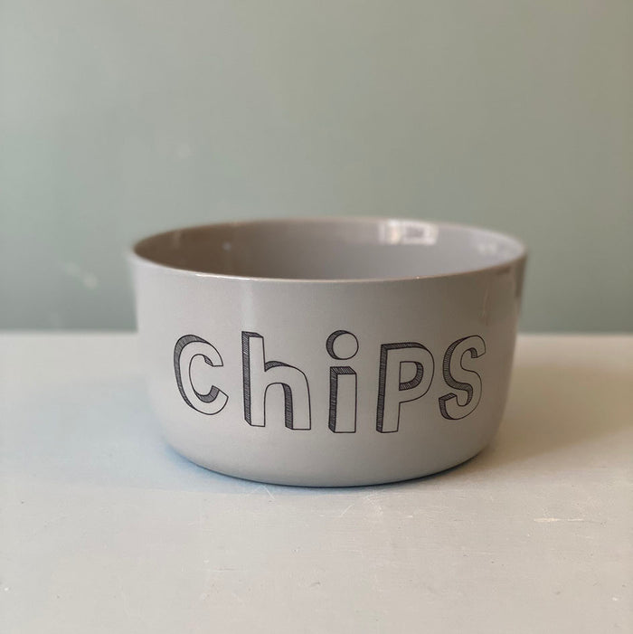 Chipsskål - grå