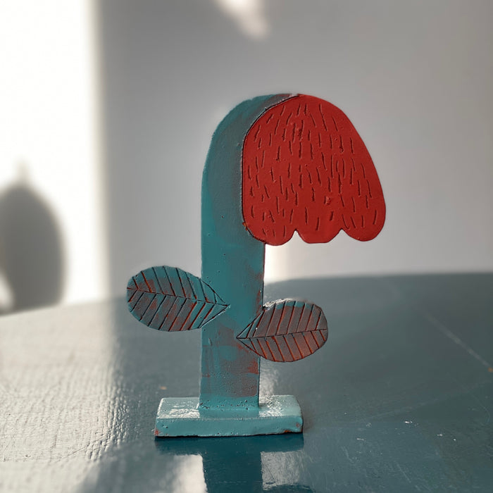 blomst i keramik