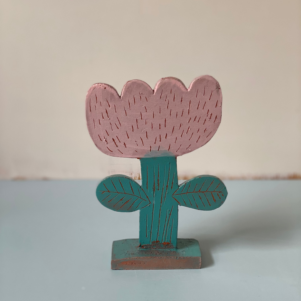 blomst i keramik