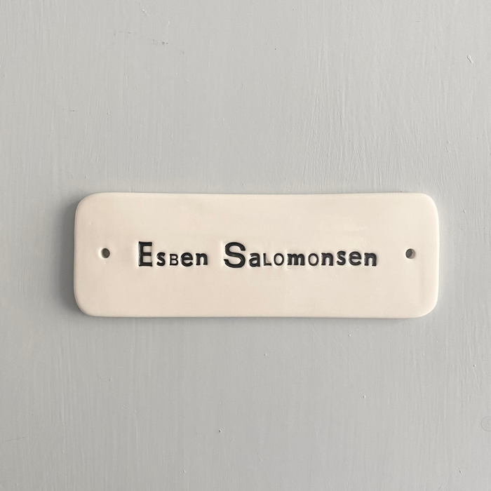 Dørskilt - kun med navne