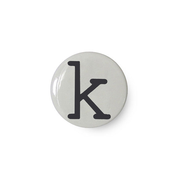 Liebe alfabetgreb med initial bogstavet K