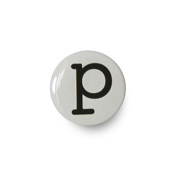 Liebe alfabetkop med initial bogstavetet P