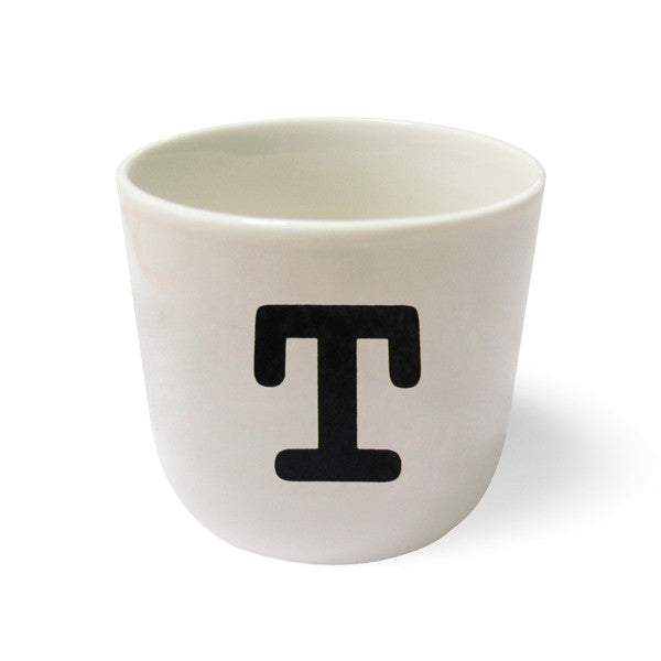 Liebe alfabetkop med initial bogstavet T