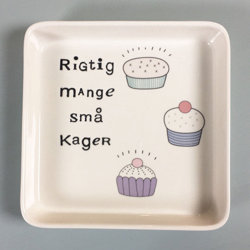 Charmerende kagefad i porcelæn fra Liebe