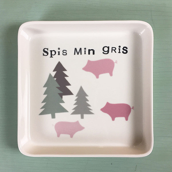 Julefad, spis min gris i porcelæn fra Liebe
