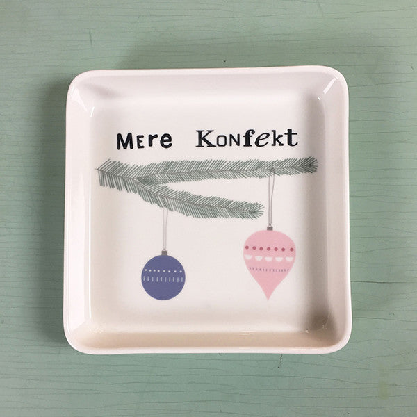 Julefad, mere konfekt, i porcelæn fra Liebe