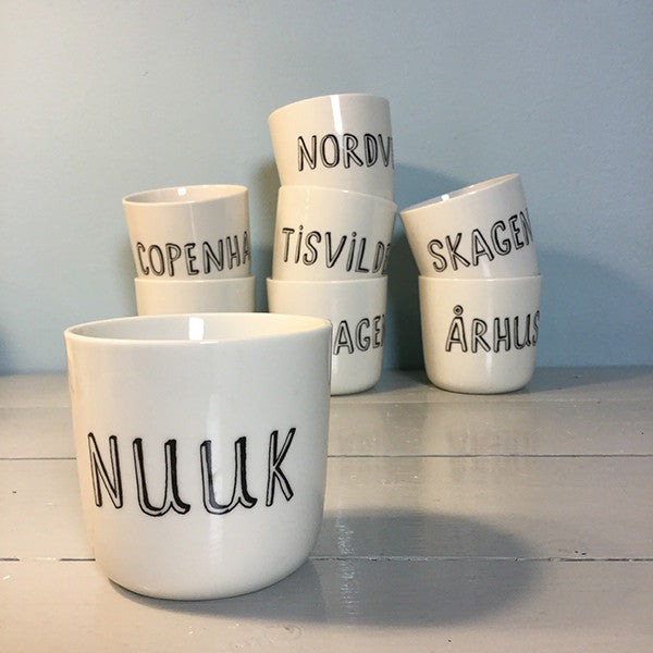 Kop med bynavnet Nuuk fra Liebe