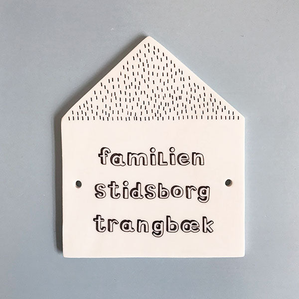 skilt - hus