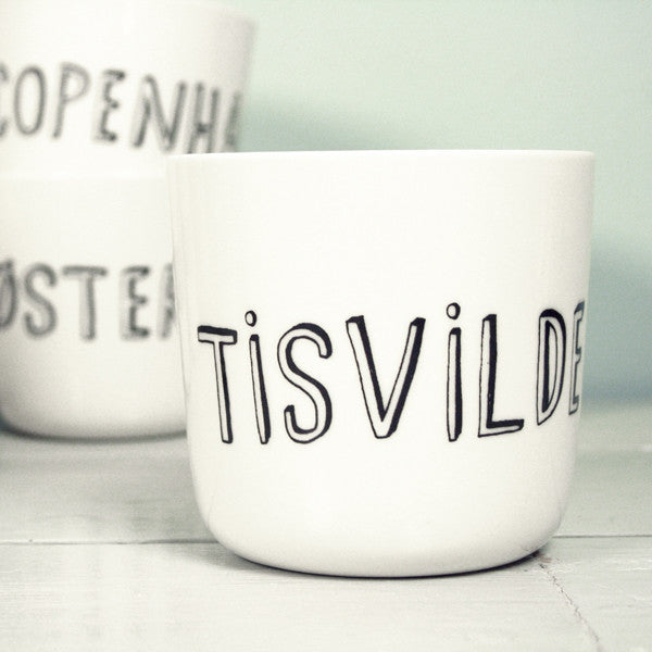 Kop med bynavnet Tisvilde fra Liebe